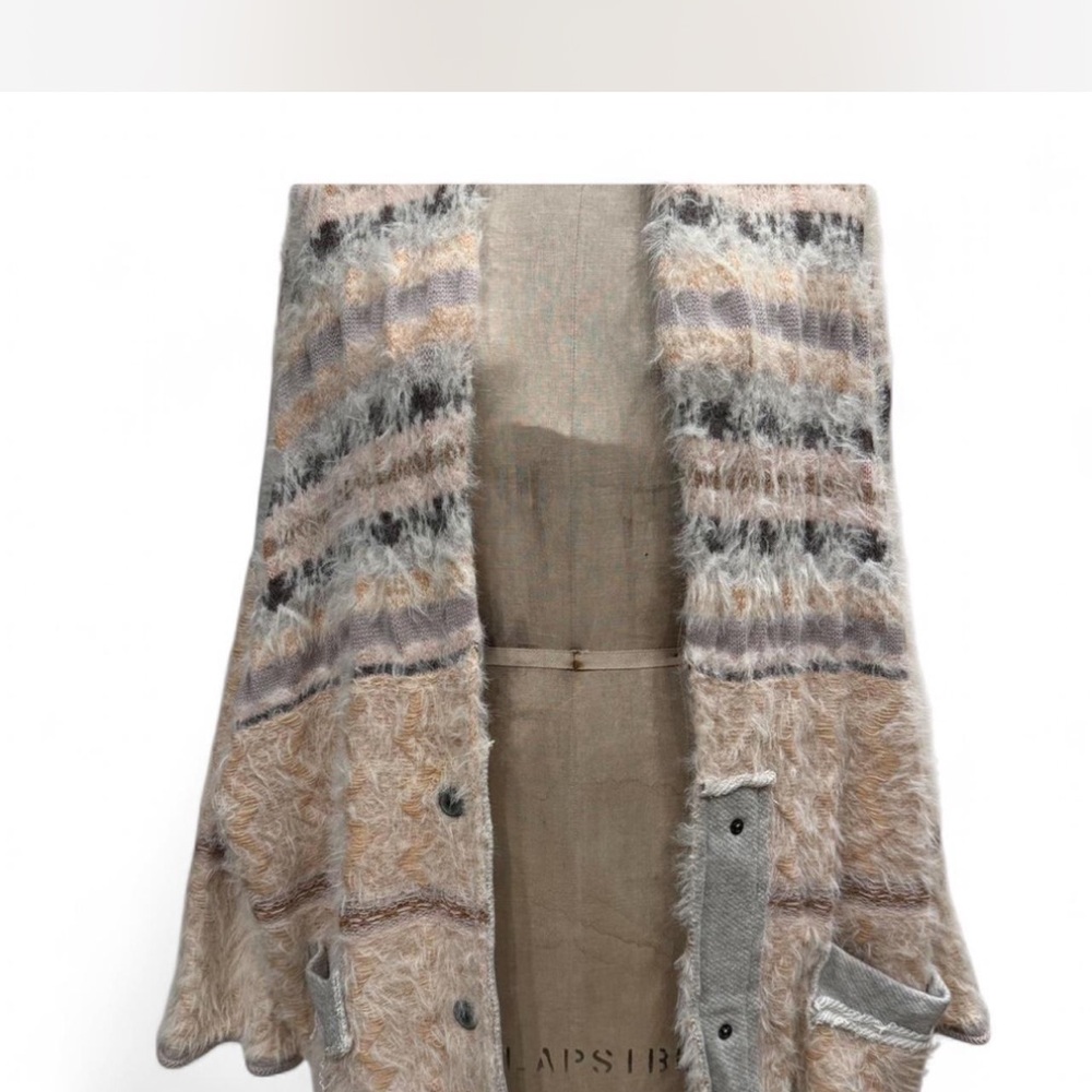 Free People Multicolor Fuzzy Cardigan - Picture 3 of 7